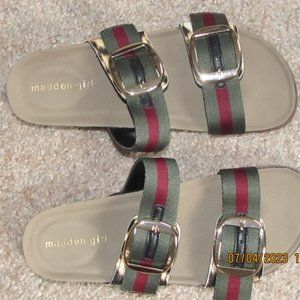 WOMENS MADDEN GIRL SLIDE SANDALS,... NWOT